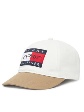 Tommy Hilfiger Gorra con visera Tommy Hilfiger F1 Movie AM0AM13966 Blanco