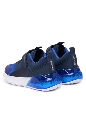 Geox Sneakersy Geox J Activart Illuminus Boy J56LYA 02A9J C4226 Niebieski