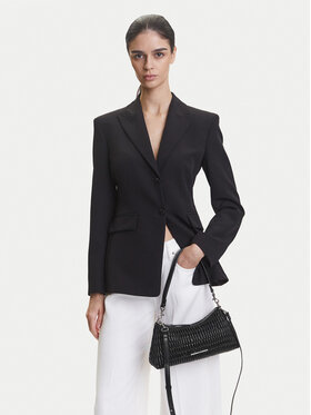 Calvin Klein Jeans Handtasche Calvin Klein Jeans Ruched Layla Shoulder Bag LV04K3088G Schwarz