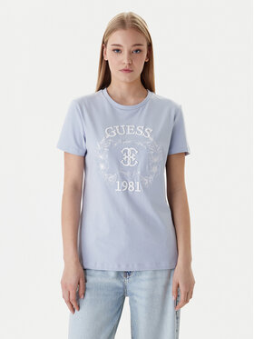 Guess Guess Camiseta V6RI12 J1314 Celeste Regular Fit