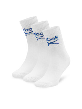Reebok Dlhé ponožky Reebok R0255-SS24 (3-pack) Biela