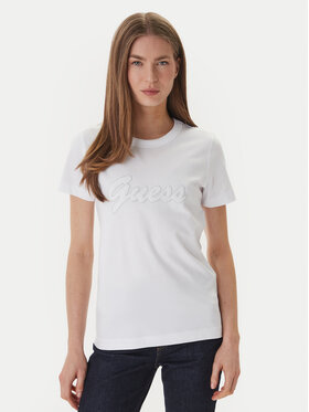 Guess Guess Футболка W6GI08 K3023 Білий Regular Fit