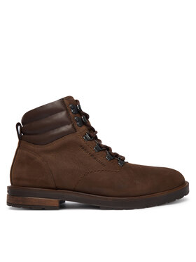 Tommy Hilfiger Šnurovacia obuv Tommy Hilfiger Cleated Hilfiger Wrm Hook Boot FM0FM05699 Hnedá