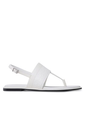 Calvin Klein Sandali Calvin Klein Almond Tp Sandal HW0HW01536 Écru