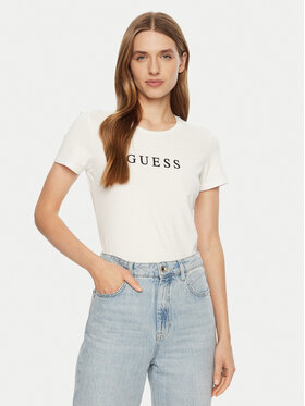 Guess Guess Футболка O5RI01 KBBU1 Білий Slim Fit