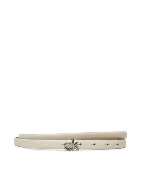 Calvin Klein Sieviešu josta Calvin Klein Ck Buckle Skinny Belt 1.5 K60K612932 Balts