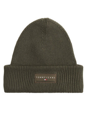 Tommy Jeans Čiapka Tommy Jeans Tjm Linear Beanie AM0AM13666 Zelená