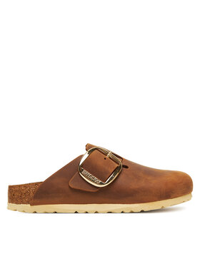 Birkenstock Nazouváky Birkenstock Boston Big Buckle Hex 1030446 Hnědá