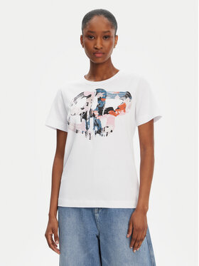 Munthe Munthe Póló Prato 252110425260 Fehér Regular Fit