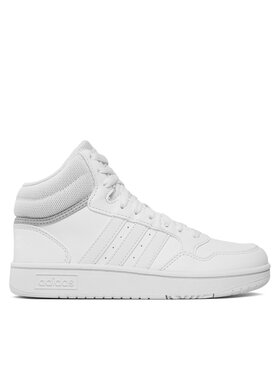 adidas Snīkeri adidas Hoops 3.0 Mid K GW0401 Balts