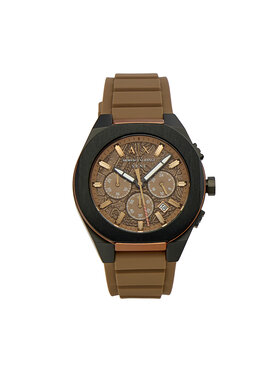 Armani Exchange Годинник Armani Exchange Sync AX4293 Коричневий