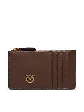 PINKO Puzdro na kreditné karty PINKO Airone Cardholder. AI 23-24 PCPL 100251 A0GK Hnedá