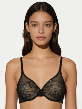 Gossard Gossard Σουτιέν με μπανέλα Lace Sheer 13001 Μαύρο