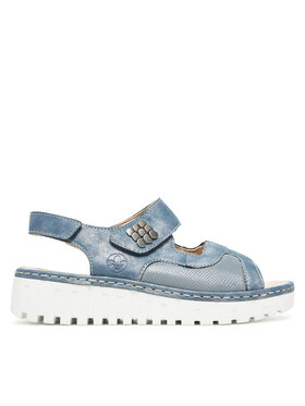 Rieker Sandále Rieker V1389-12 Modrá