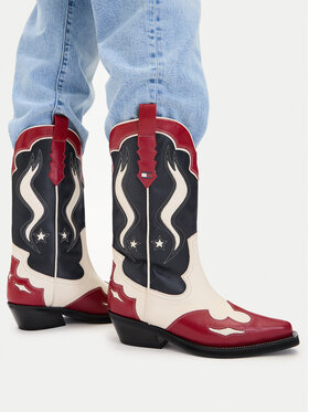 Tommy Jeans Cizme și botine cowboy Tommy Jeans Archive EN0EN03046 Colorat