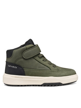 Geox Μποτίνια Geox J Bunshee Boy B Abx J16FMA 0ME33 C3009 S Σκούρο πράσινο