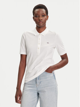 Gant Gant Polo Shield 4202231 Écru Slim Fit