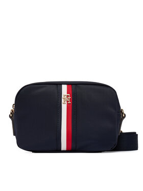 Tommy Hilfiger Kabelka Tommy Hilfiger Popette Camera Bag Corp AW0AW19023 Tmavomodrá