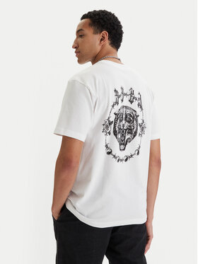 RVCA RVCA Camiseta Double Trouble EVYZT00289 Blanco Relaxed Fit