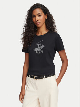Beverly Hills Polo Club Beverly Hills Polo Club Футболка L1608-HR Чорний Regular Fit