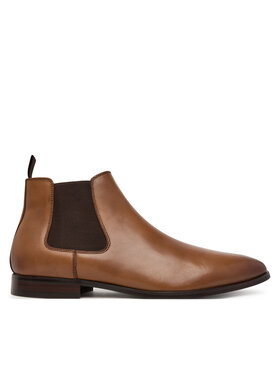 Aldo Kotníková obuv s elastickým prvkem Aldo Sosa 14051658 Hnědá