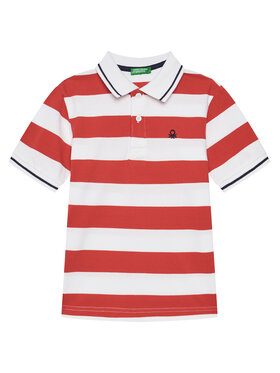 United Colors Of Benetton United Colors Of Benetton Polo 39QAC301T Κόκκινο Regular Fit