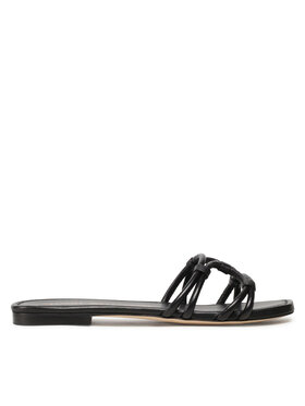 Stuart Weitzman Nazouváky Stuart Weitzman Wovenknotslidesandal SA616 Černá