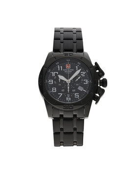 Swiss Alpine Military Годинник Swiss Alpine Military 7063.9177 Чорний
