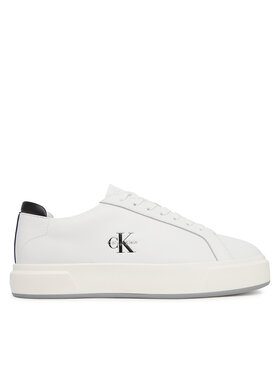 Calvin Klein Sneakers Calvin Klein Basket Cupsole Laceup Lth Ml YM0YM01460 Weiß