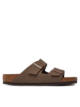 Birkenstock Nazouváky Birkenstock Arizona Birko-Flor nubuk 151181 Hnědá