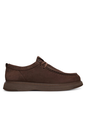 Tommy Hilfiger Poltopánky Tommy Hilfiger Comfort Nubuck Moc Toe Shoe FM0FM05975 Tmavo hnedá