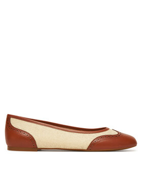 LAUREN RALPH LAUREN Baleríny LAUREN RALPH LAUREN Jayna 802961799001 Béžová