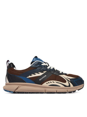 Tommy Hilfiger Sneakers Tommy Hilfiger Outdoor Sneaker Tech Mix FM0FM05843 Braun