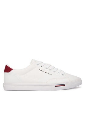 Tommy Hilfiger Πάνινα παπούτσια Tommy Hilfiger Vulc Core Rwb Long FM0FM05813 Λευκό