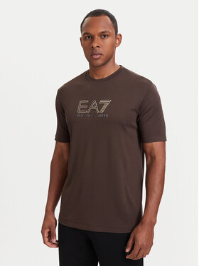 EA7 Emporio Armani EA7 Emporio Armani Camiseta 7M002239 AF13739 U6027 Marrón Regular Fit
