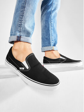Vans Sneakers aus Stoff Vans Classic Slip-On VN-0EYEBLK Schwarz