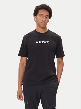 adidas adidas Футболка Terrex Classic Logo JF9143 Чорний Regular Fit
