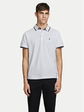 Jack & Jones Jack & Jones Поло Paulos 12136668 Білий Slim Fit