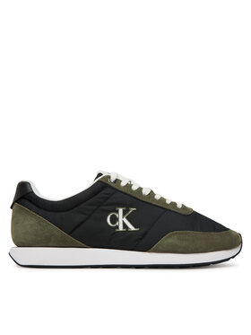 Calvin Klein Snīkeri Calvin Klein Retro Runner Ess Mix Mat YM0YM01361 Melns