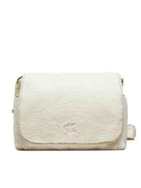 Calvin Klein Jeans Pārtīšanas soma Calvin Klein Jeans Teddy Messenger IU0IU00660 Écru