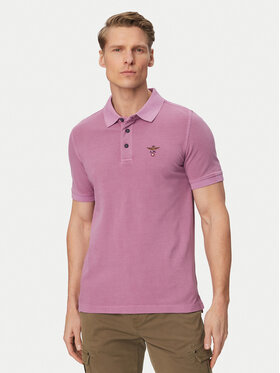 Aeronautica Militare Aeronautica Militare Polo 261PO1925UP00406 Morado claro Regular Fit