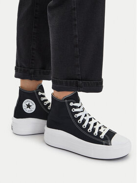 Converse Кеди Converse Chuck Taylor All Star Move Platform 568497C Чорний