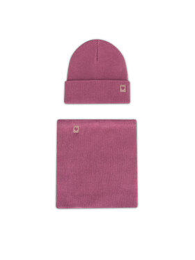 Nelli Blu Set: gorro y bufanda de tubo Nelli Blu 7KF-002-AW24 Rosa