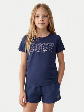 Roxy Roxy Camiseta Lily ERGZT04139 Celeste Regular Fit