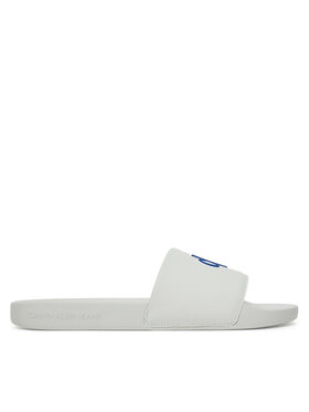 Calvin Klein Jeans Nazouváky Calvin Klein Jeans Slide Jelly Mono Pu YM0YM01281 Šedá
