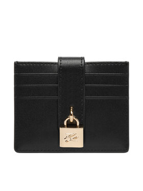 KARL LAGERFELD Puzdro na kreditné karty KARL LAGERFELD B1W32025 Čierna