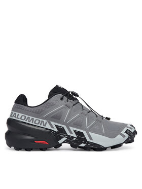 Salomon Взуття для бігу Salomon Speedcross 6 Wide L41744100 Сірий