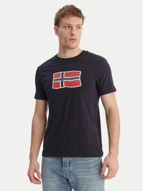 Napapijri Napapijri Camiseta S-Mahsa NP0A4FZB Azul marino Regular Fit