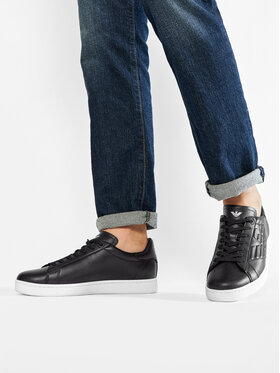 EA7 Emporio Armani Снікерcи EA7 Emporio Armani X8X001 XCC51 00002 Чорний