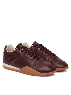 Tommy Hilfiger Сникърси Tommy Hilfiger Th Vintage Low Runner Leather FW0FW09485 Кафяв